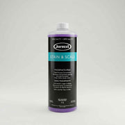 Dark 1L bottle of Jacuzzi Stain & Scale phosphate-free treatment with black and red label