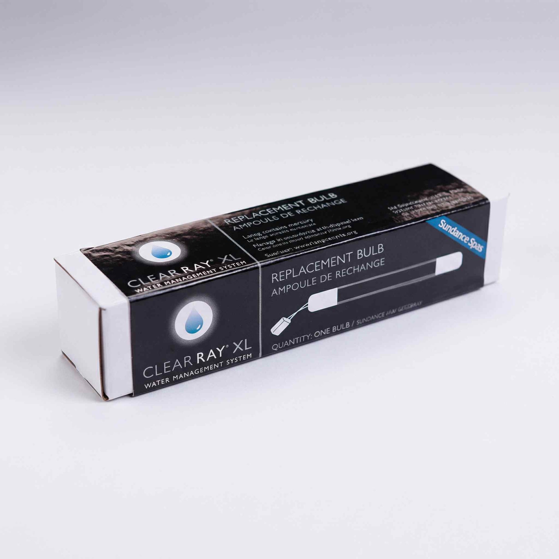 Clear Ray XL replacement bulb packaging on a white background