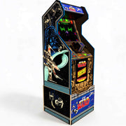 Arcade 1Up Star Wars upright arcade cabinet front view with space battle artwork and screen