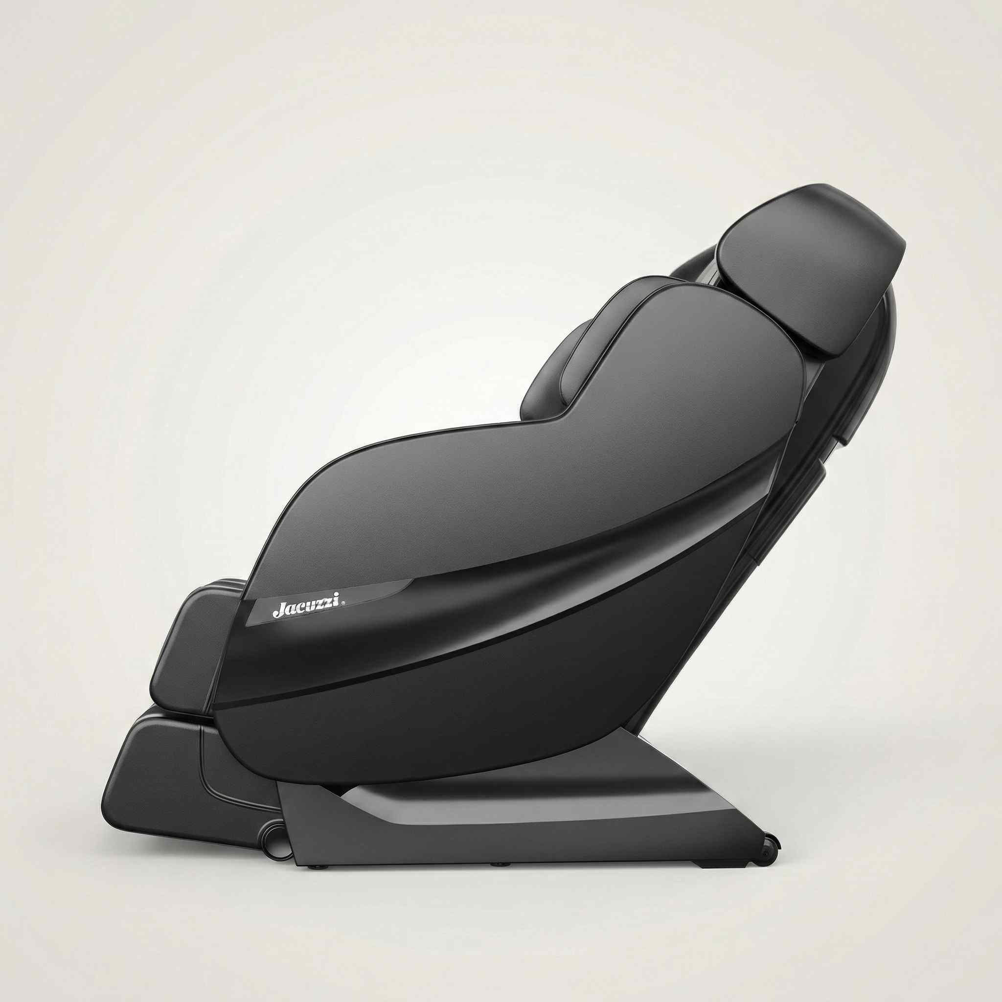 Jacuzzi® JPro302XR™ full-body massage chair shown from the side highlighting the S-track recline