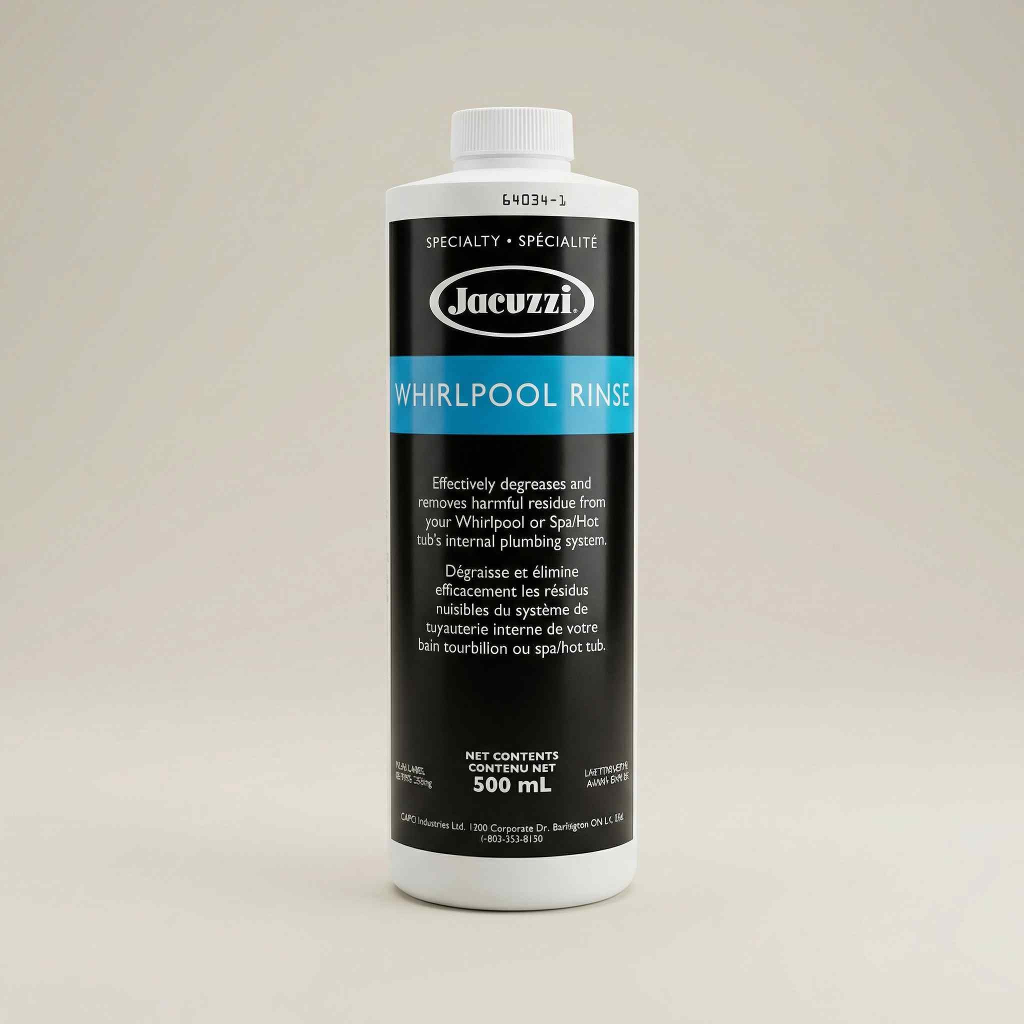 Capo Jacuzzi® Whirlpool Rinse, 500 ml – Spa & Hot Tub Surface Cleaner