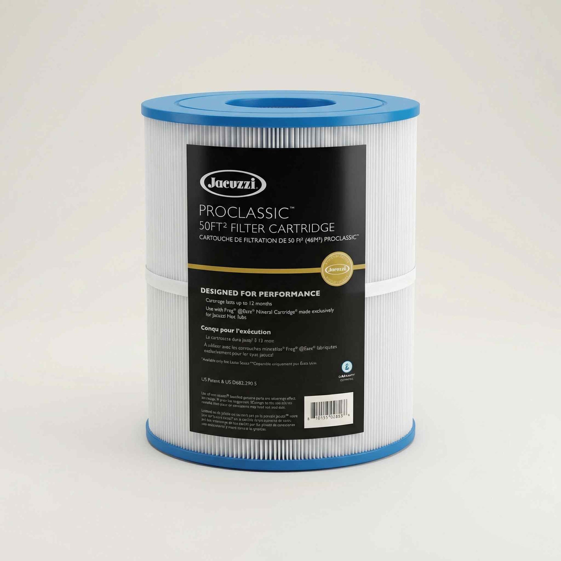 Jacuzzi ProClassic filter cartridge on a light gray background